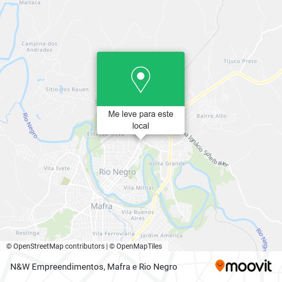 N&W Empreendimentos mapa