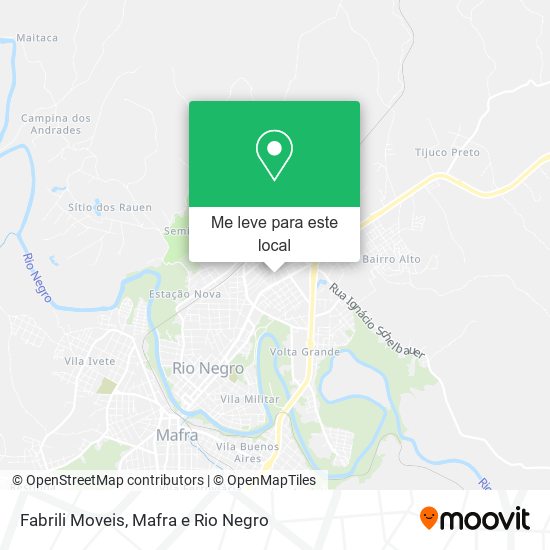 Fabrili Moveis mapa