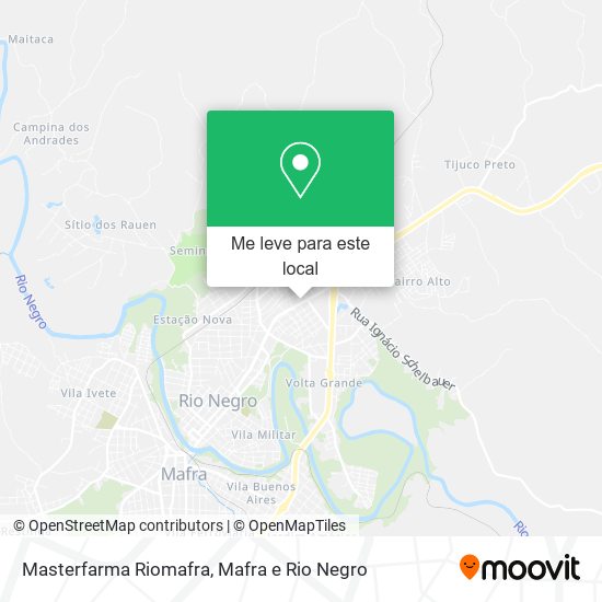 Masterfarma Riomafra mapa