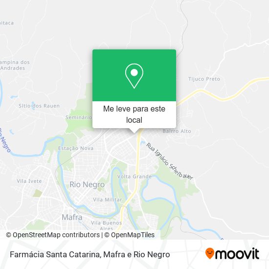Farmácia Santa Catarina mapa