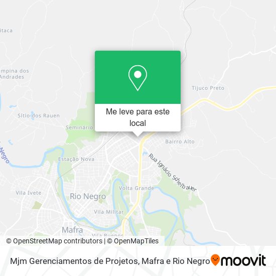 Mjm Gerenciamentos de Projetos mapa