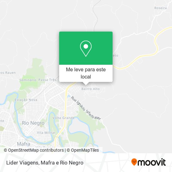 Lider Viagens mapa