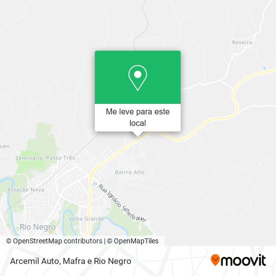 Arcemil Auto mapa