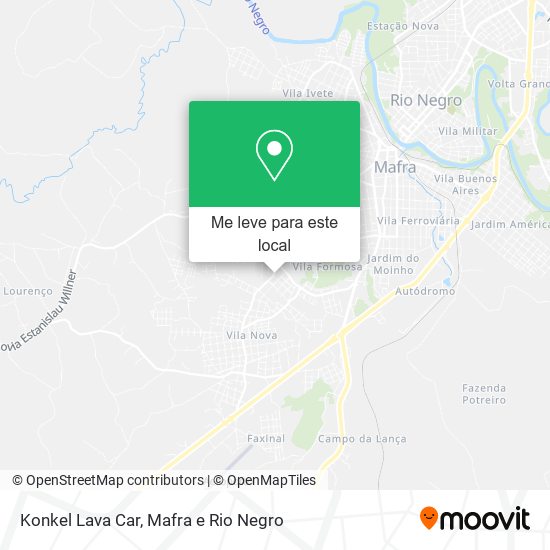 Konkel Lava Car mapa