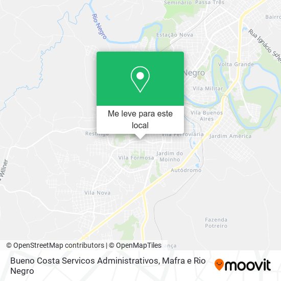 Bueno Costa Servicos Administrativos mapa