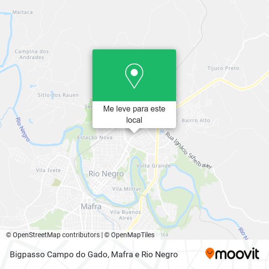 Bigpasso Campo do Gado mapa