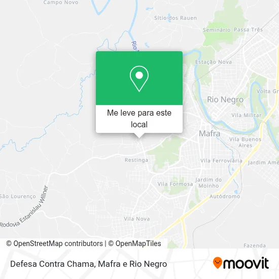 Defesa Contra Chama mapa