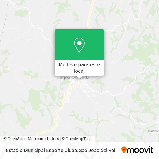 Estádio Municipal Esporte Clube mapa
