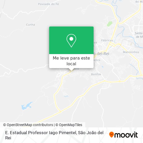 E. Estadual Professor Iago Pimentel mapa