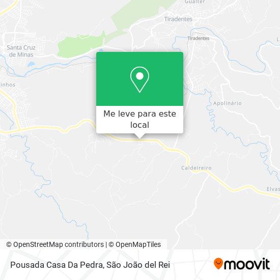 Pousada Casa Da Pedra mapa