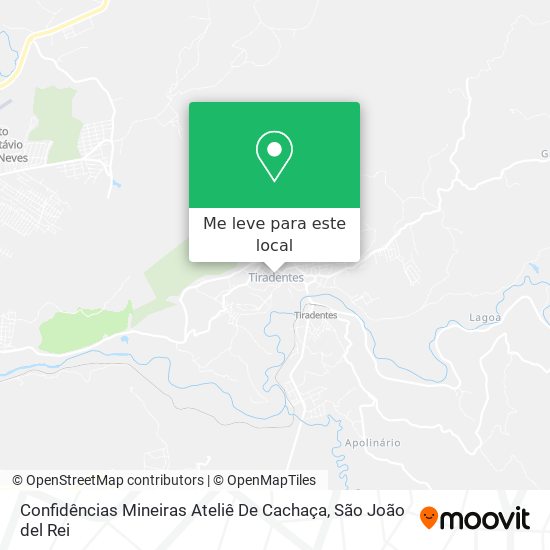 Confidências Mineiras Ateliê De Cachaça mapa