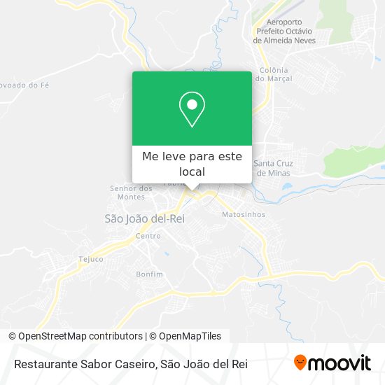 Restaurante Sabor Caseiro mapa