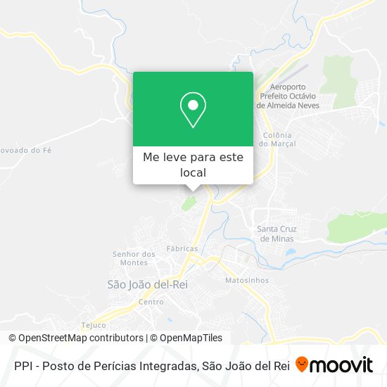 PPI - Posto de Perícias Integradas mapa