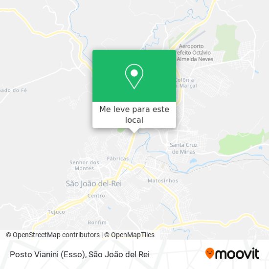 Posto Vianini (Esso) mapa