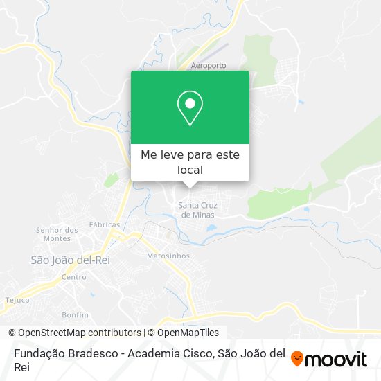 Fundação Bradesco - Academia Cisco mapa
