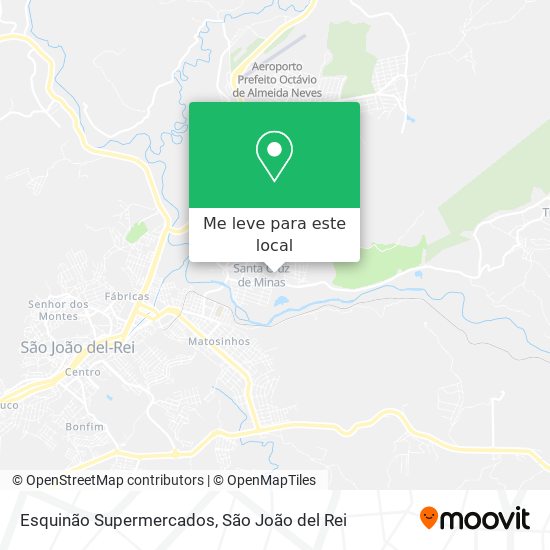 Esquinão Supermercados mapa