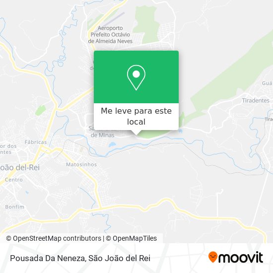 Pousada Da Neneza mapa