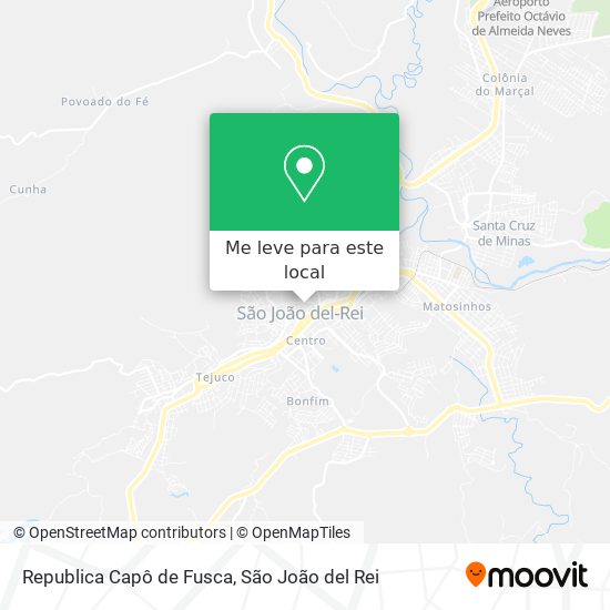 Republica Capô de Fusca mapa