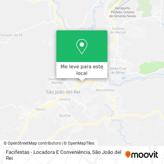 Facifestas - Locadora E Conveniência mapa