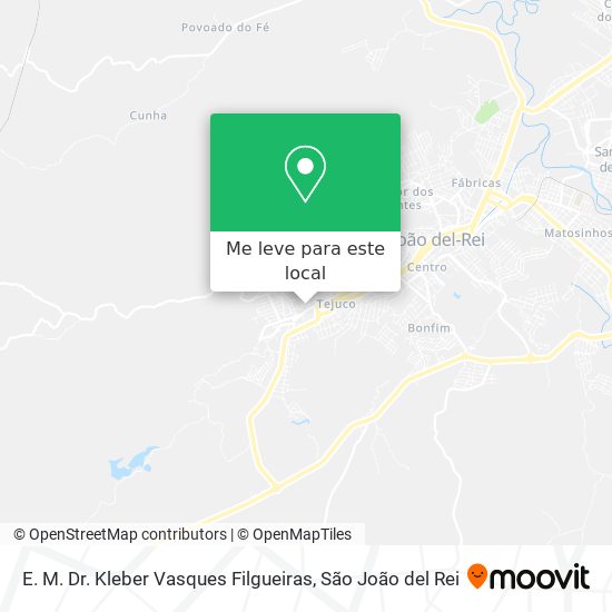 E. M. Dr. Kleber Vasques Filgueiras mapa