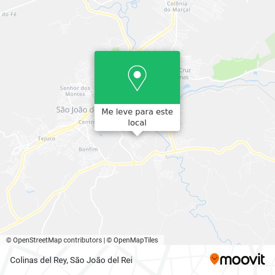 Colinas del Rey mapa