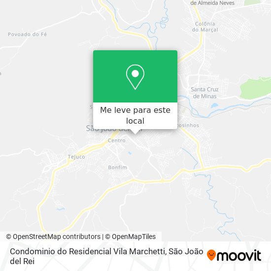 Condominio do Residencial Vila Marchetti mapa