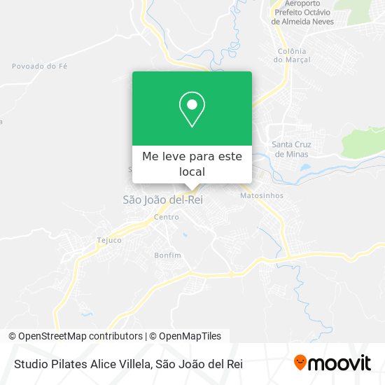 Studio Pilates Alice Villela mapa