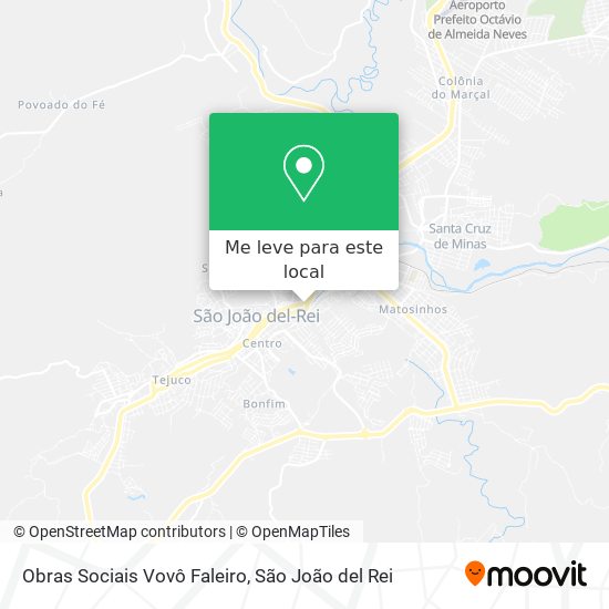 Obras Sociais Vovô Faleiro mapa