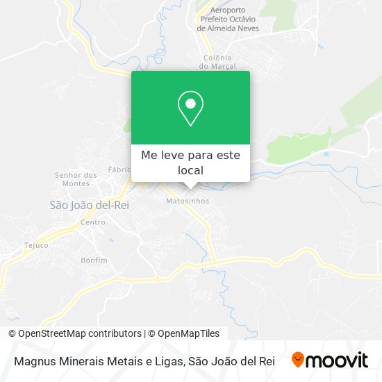 Magnus Minerais Metais e Ligas mapa