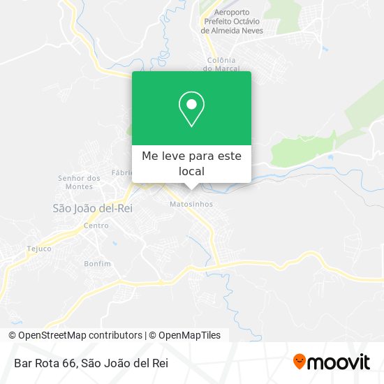 Bar Rota 66 mapa