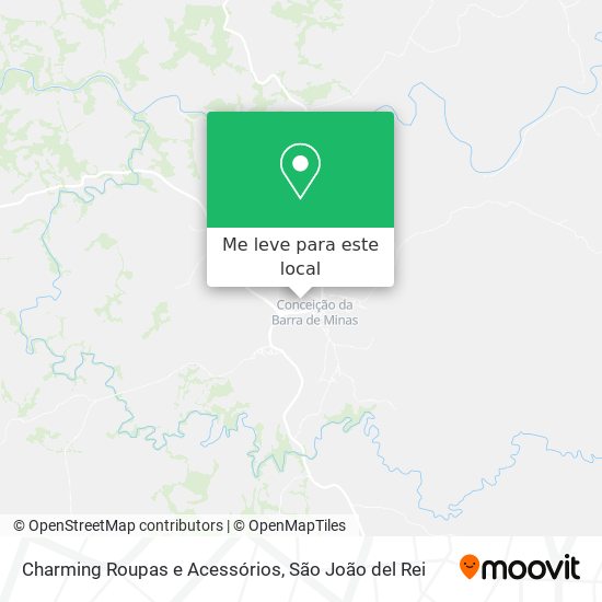 Charming Roupas e Acessórios mapa