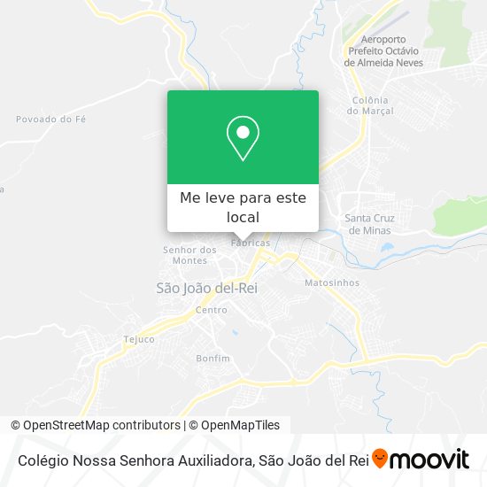 Colégio Nossa Senhora Auxiliadora mapa