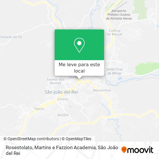 Rosestolato, Martins e Fazzion Academia mapa