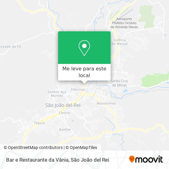Bar e Restaurante da Vânia mapa