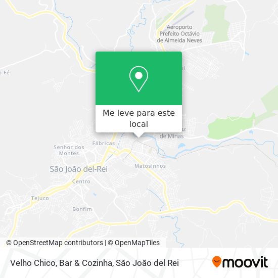 Velho Chico, Bar & Cozinha mapa