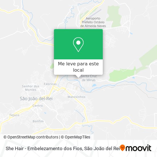 She Hair - Embelezamento dos Fios mapa