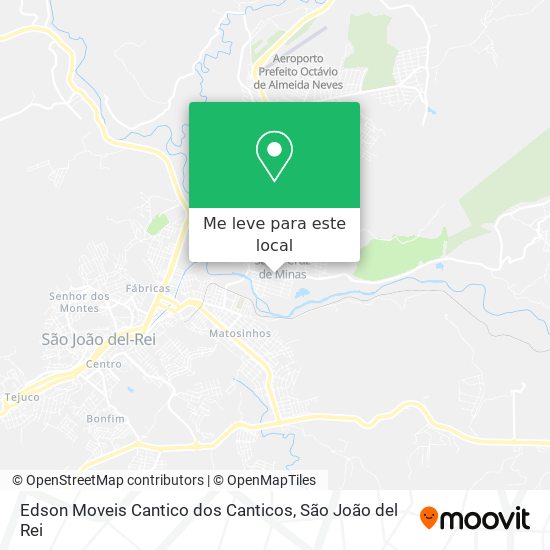Edson Moveis Cantico dos Canticos mapa
