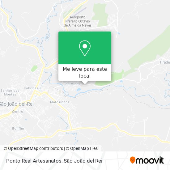 Ponto Real Artesanatos mapa