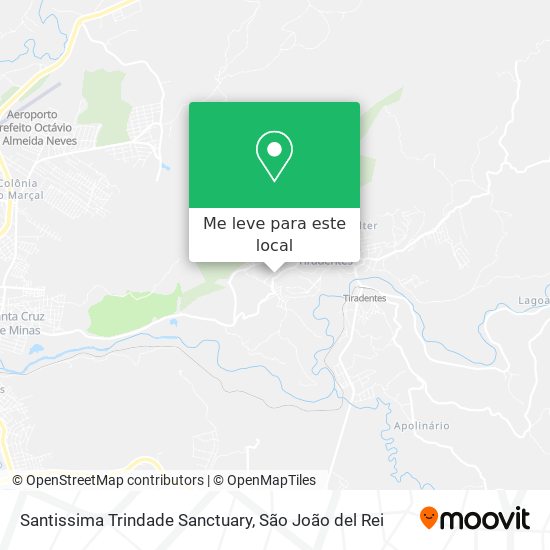 Santissima Trindade Sanctuary mapa