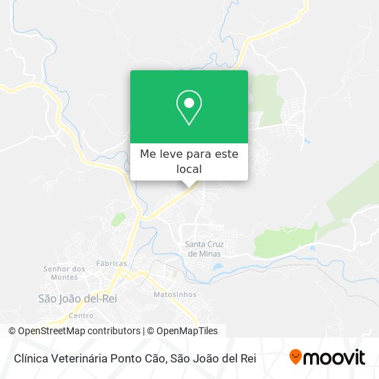 Clínica Veterinária Ponto Cão mapa
