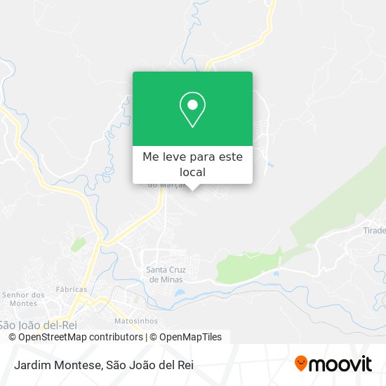 Jardim Montese mapa