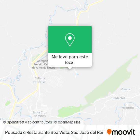 Pousada e Restaurante Boa Vista mapa