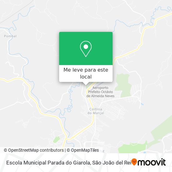 Escola Municipal Parada do Giarola mapa