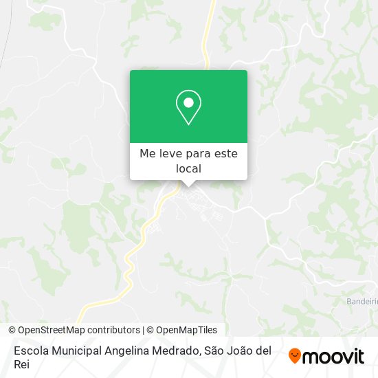 Escola Municipal Angelina Medrado mapa