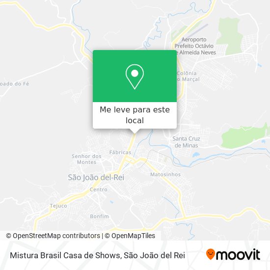 Mistura Brasil Casa de Shows mapa