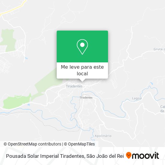 Pousada Solar Imperial Tiradentes mapa