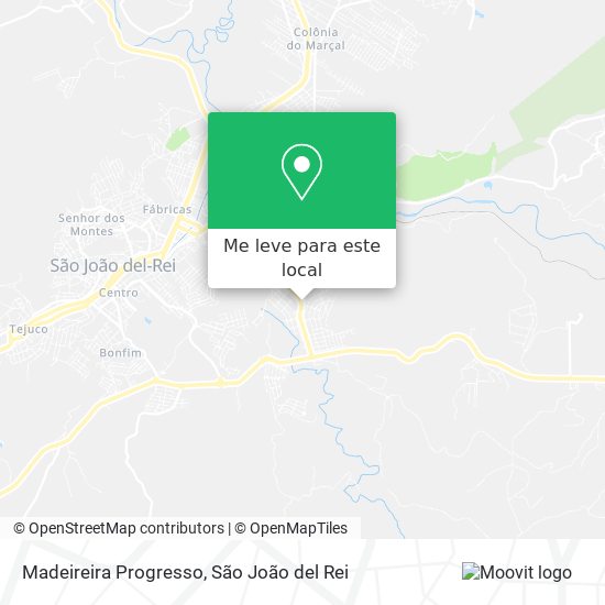 Madeireira Progresso mapa