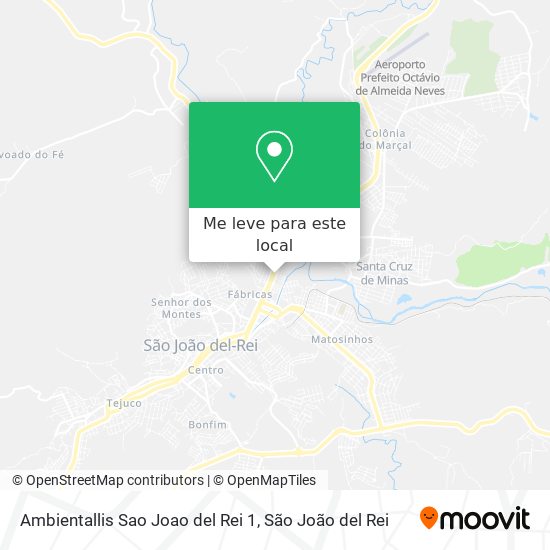Ambientallis Sao Joao del Rei 1 mapa