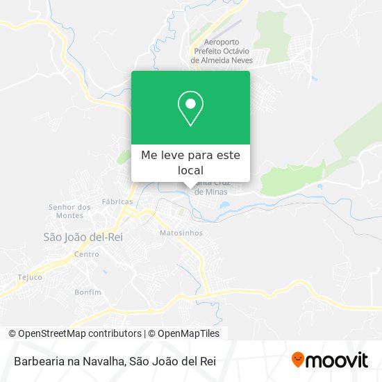 Barbearia na Navalha mapa