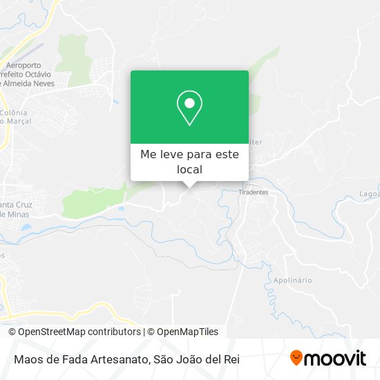 Maos de Fada Artesanato mapa